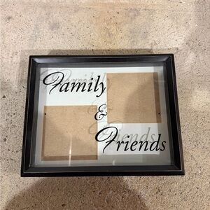 Family & Friends photo shadow box